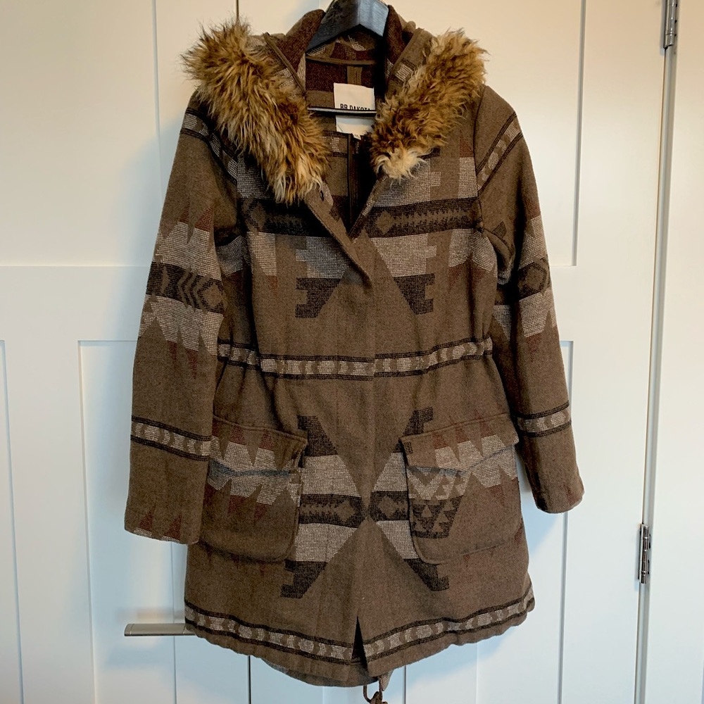BB Dakota Wool Aztec Jacket